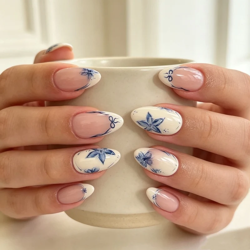 Blumen Decorative Gel Nagelverlängerungen