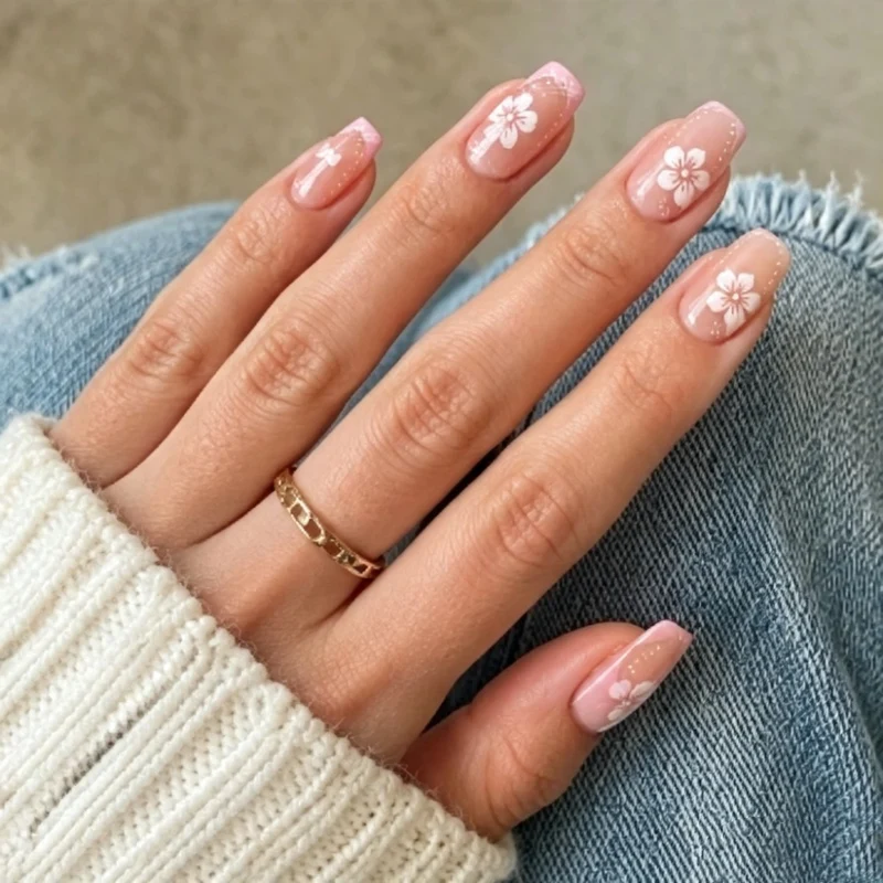 Festliche saisonale Nagelkunstverschönerungen