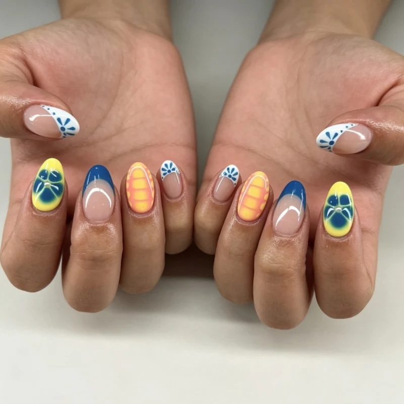 Festliche saisonale Nagelkunstverschönerungen