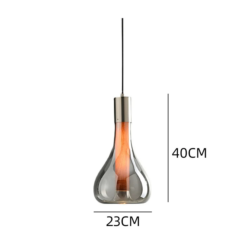 Elegante abstrakte LED-Kronleuchter