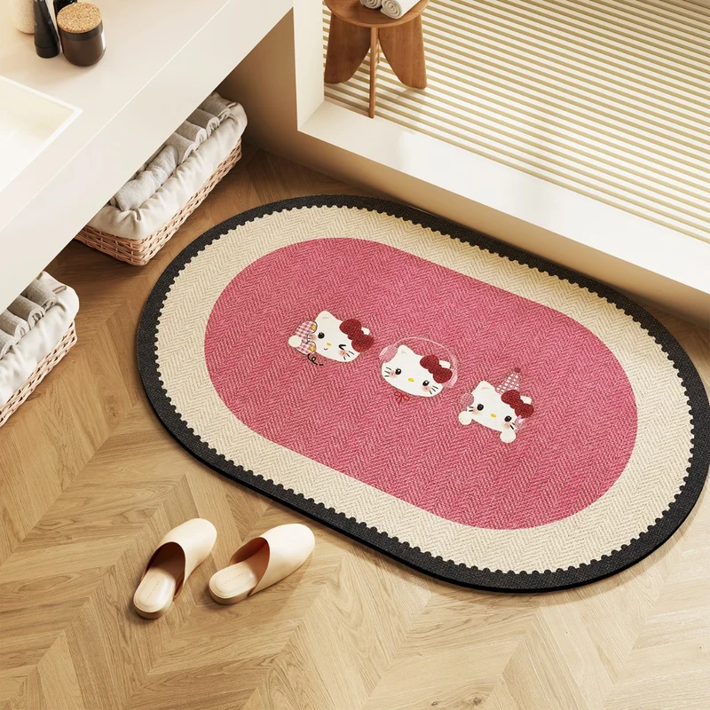Elegante dekorative Badezimmermatte für Zuhause