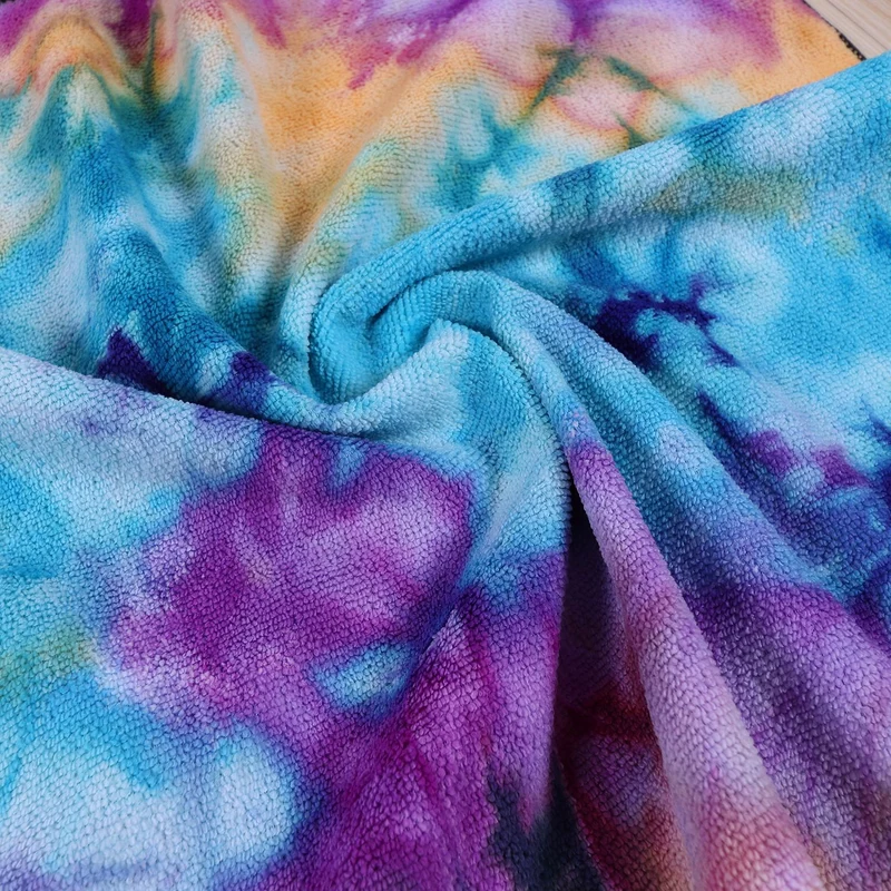 Flauschiger Kapuzen-Badeponcho Skanto