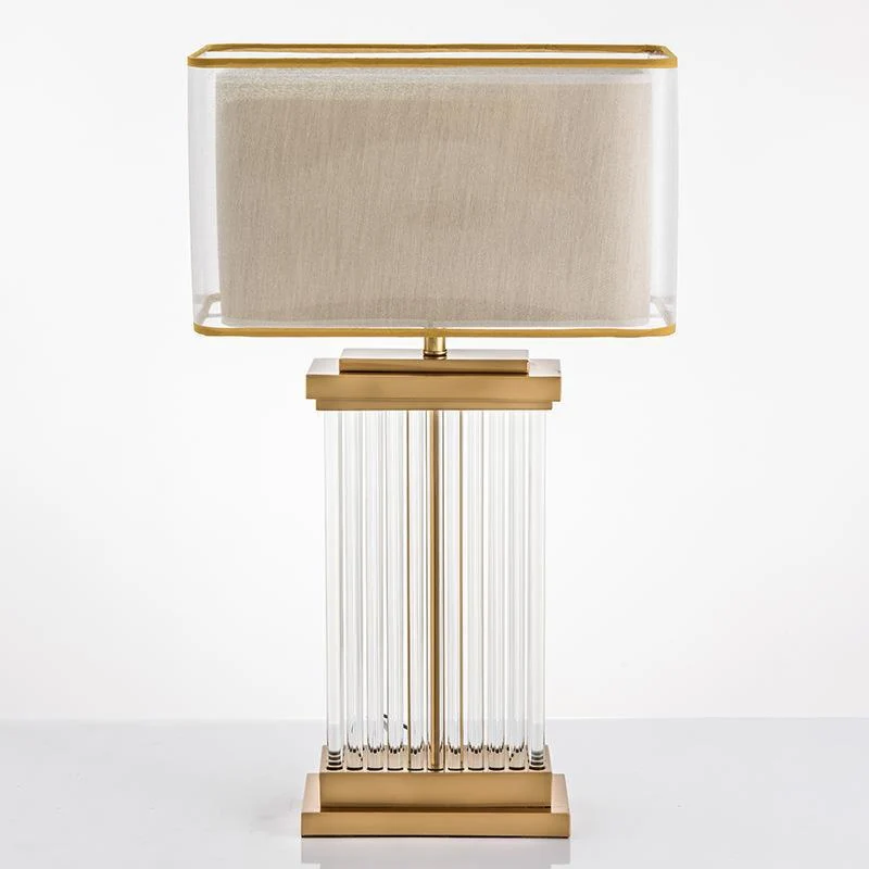 Elegante Kristall Tischlampe