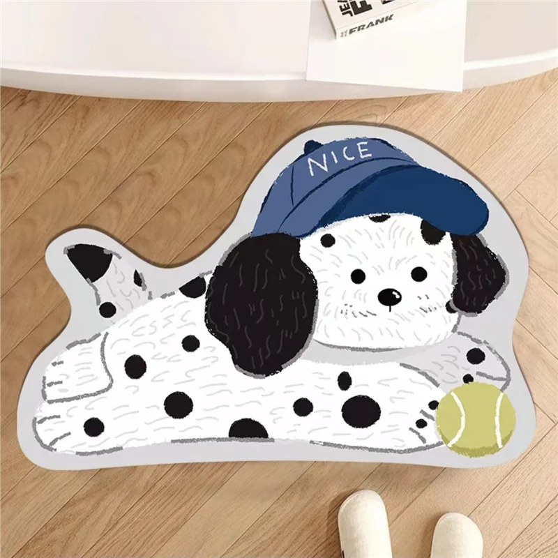 Süßes hunde-förmiges Badewannenmatte