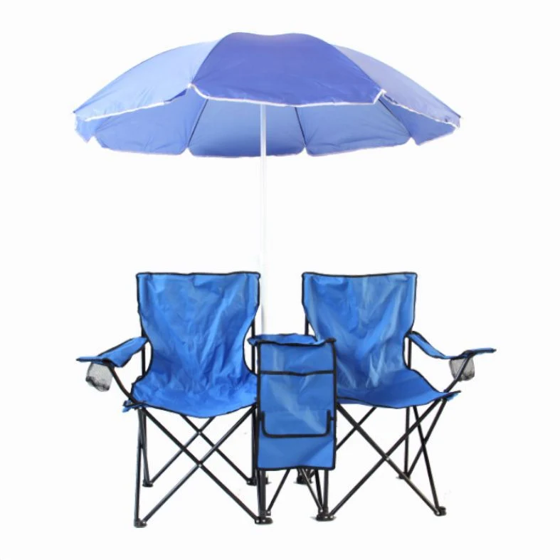 Klappstuhl-Set mit Sonnenschutz Skanto