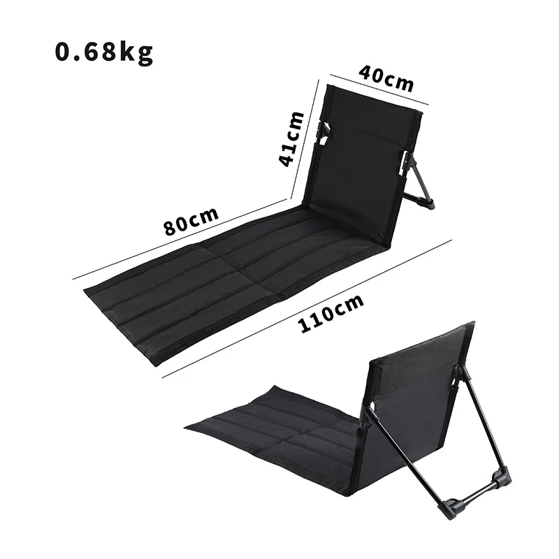 Klappbare Campingliege mit ergonomischer Rückenlehne Skanto