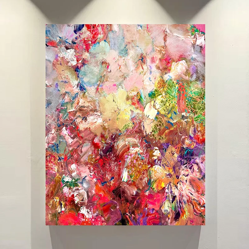 Vibrant Abstract Leinwand Wandkunst