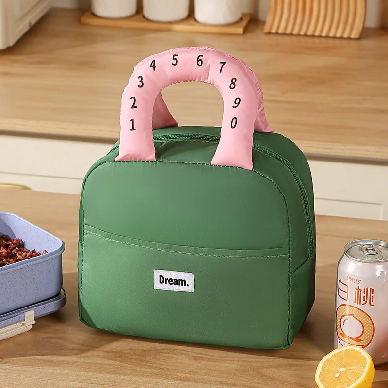 Isolierte Lunchtasche mit bunten Griffen Skanto