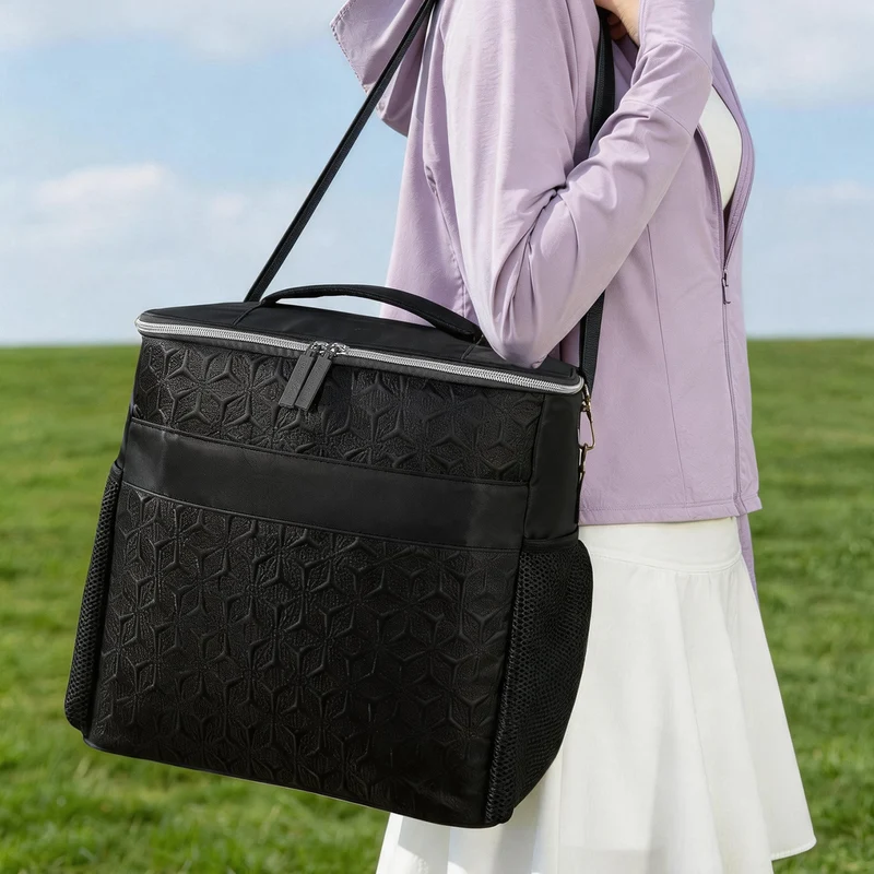 Isolierte Kühltasche mit praktischen Seitentaschen Skanto