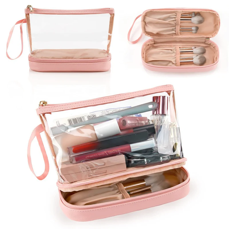 Transparente Kosmetiktasche Skanto