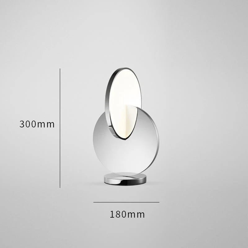 Künstlerische Tischlampe mit geometrischem Design