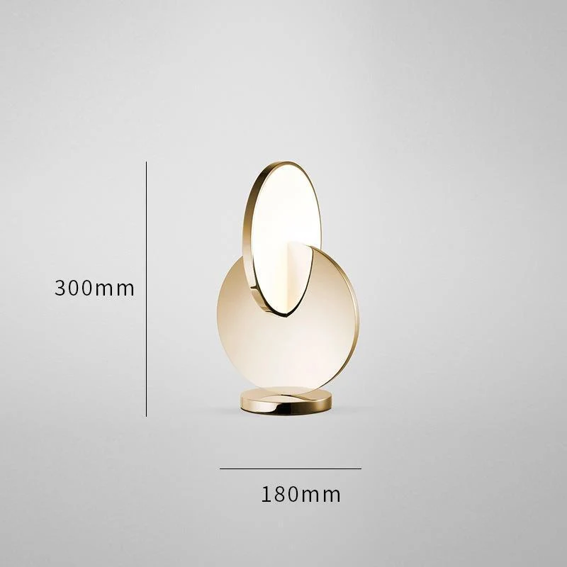 Künstlerische Tischlampe mit geometrischem Design