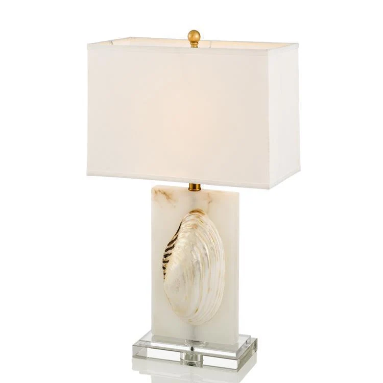 Dekorative Muschel Tischlampe