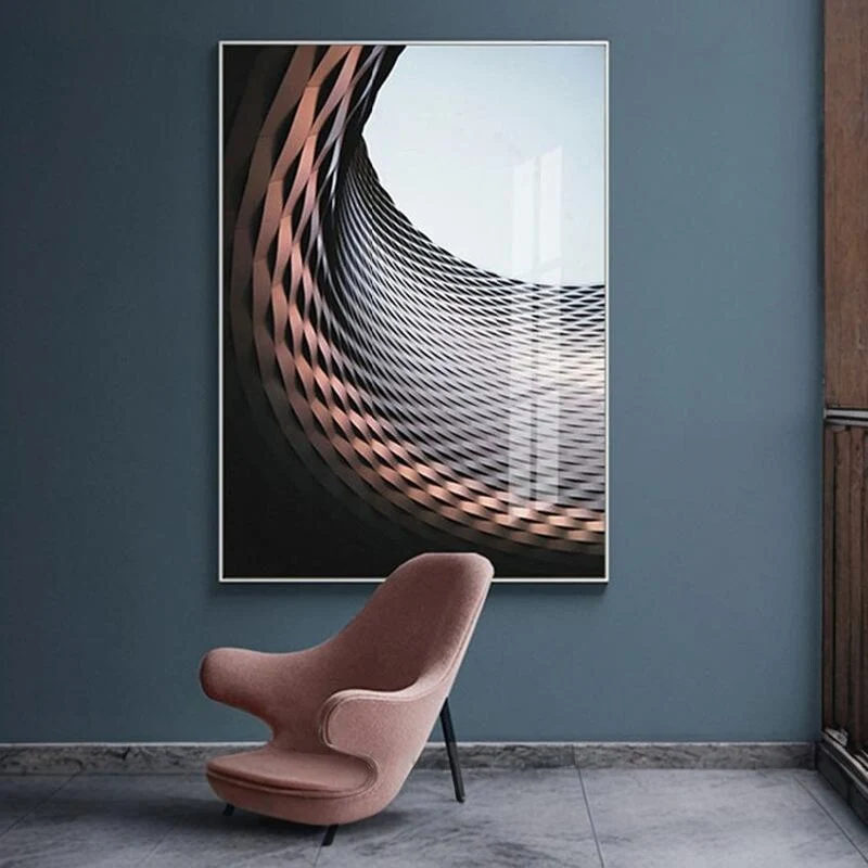 Moderne abstrakte texturierte Wandkunst