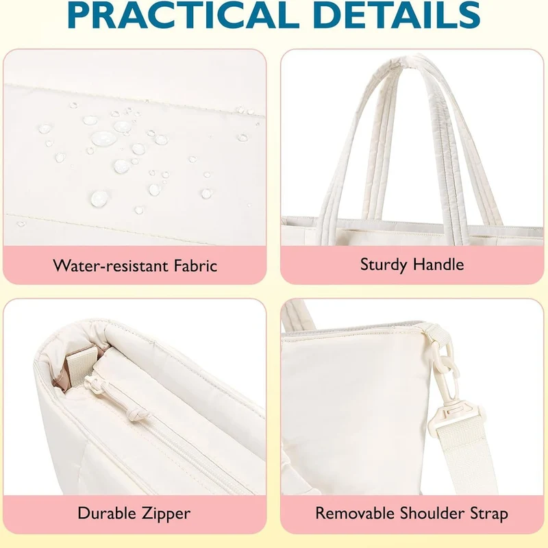 Handtasche aus Polyurethan mit herausnehmbarem Organizer Skanto