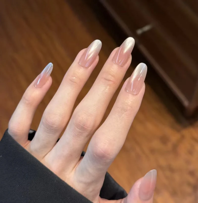 Dekorative Emaille Nagelkunstverlängerungen