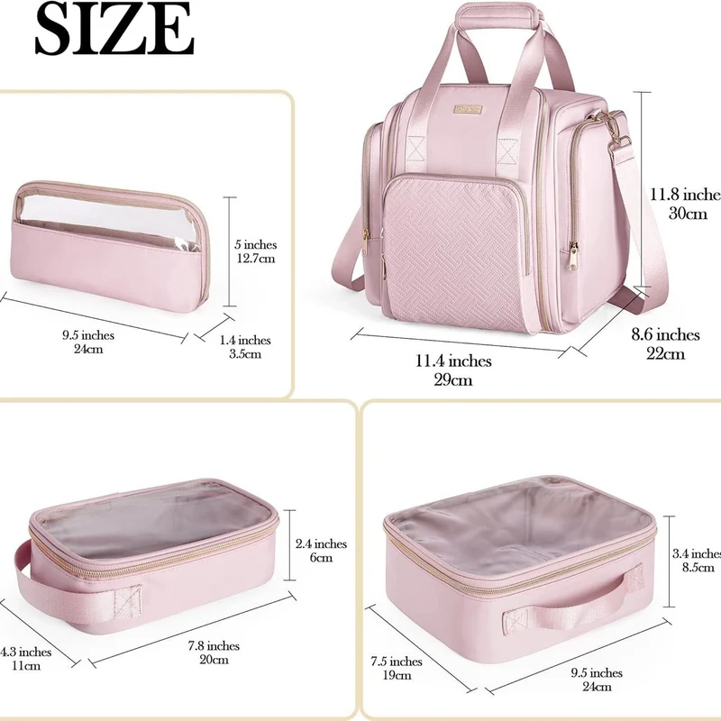 Kosmetiktasche mit mehreren Fächern Skanto