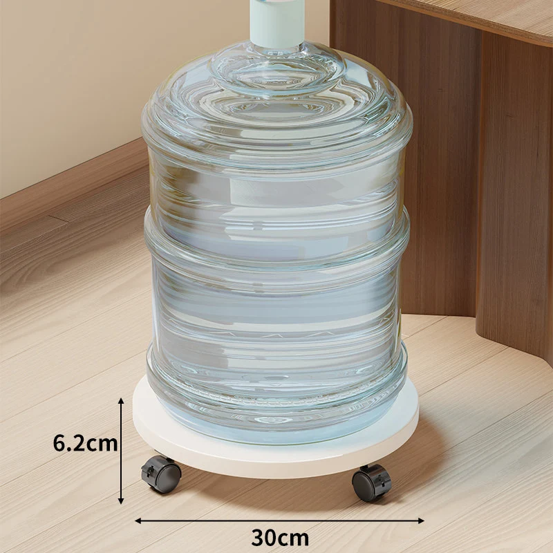 Rollen Holzbottich Dolly mit Schwenkrädern und flachem Plattform