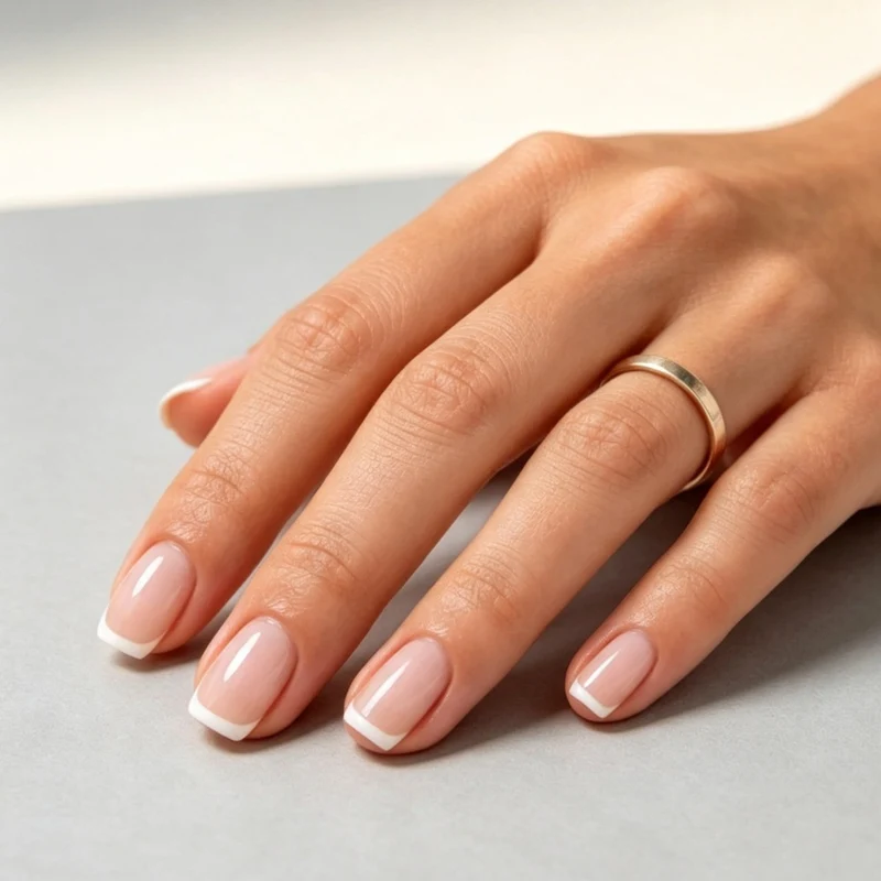 Klassische französische Spitzen Nagelkunstverlängerungen