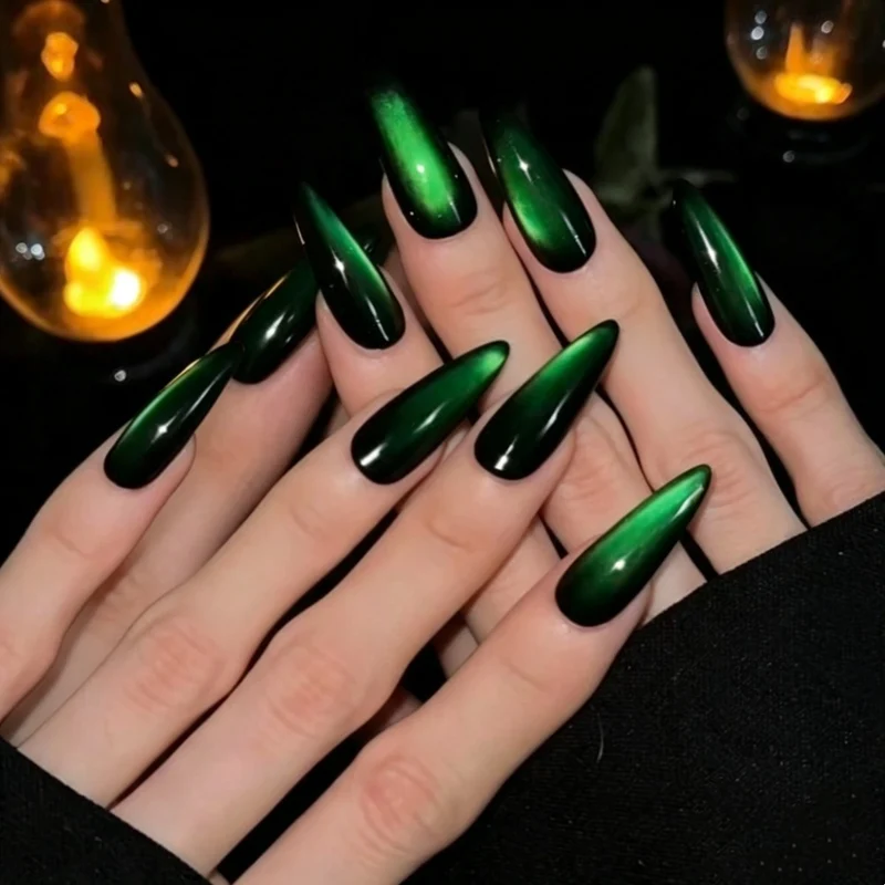 Cat Eye Stiletto Nagelverlängerungen