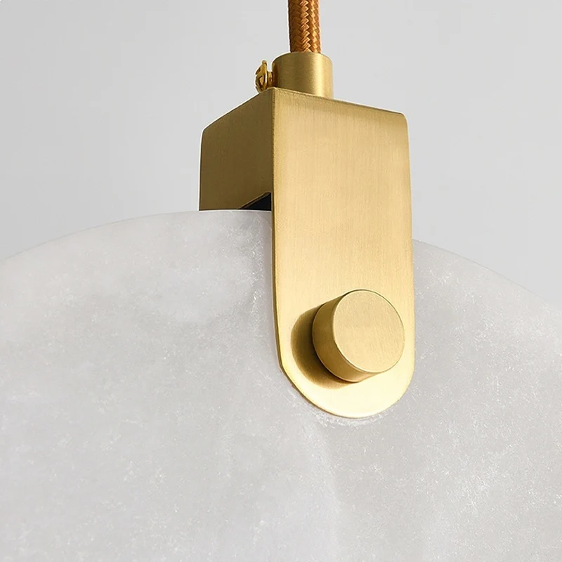 Elegante Marmor Kreis Pendelleuchte
