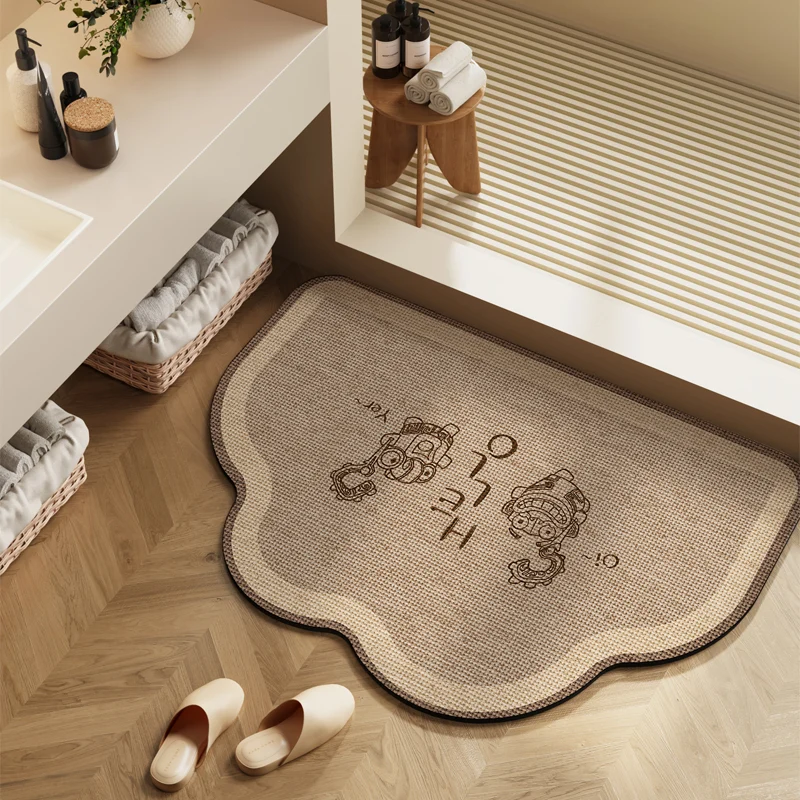 Stylische Badezimmermatte für moderne Innenräume