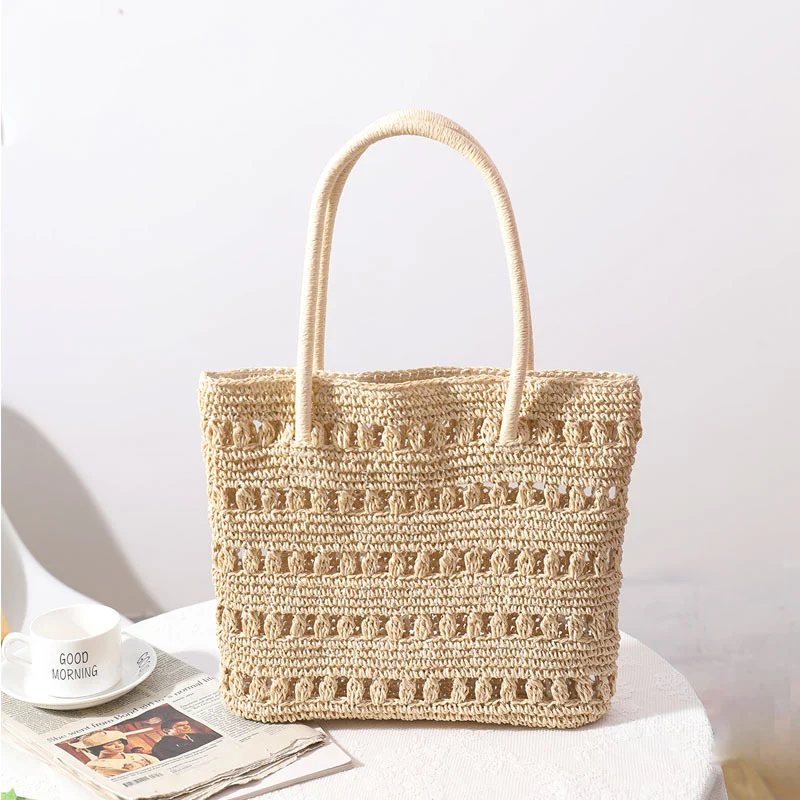 Stilvolle Rattan-Shopper-Tasche Skanto