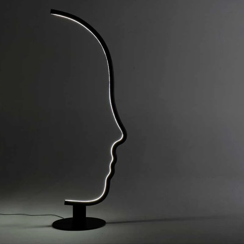 Künstlerische Umriss Stehlampe