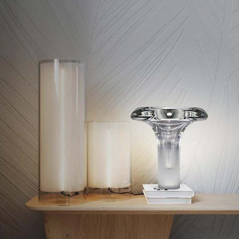 Künstlerische Glas Tischlampe
