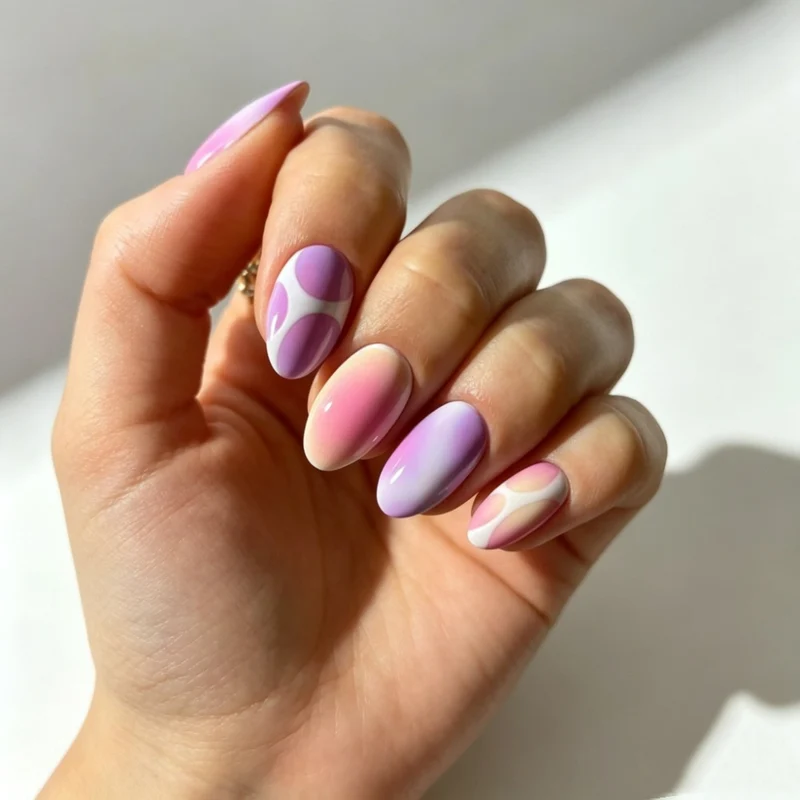 Künstlerisches Gel-Nail-Design