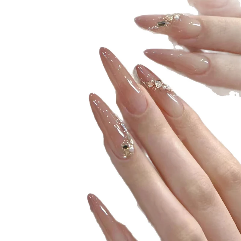 Künstlerisches Floral Press-On Nagel Set