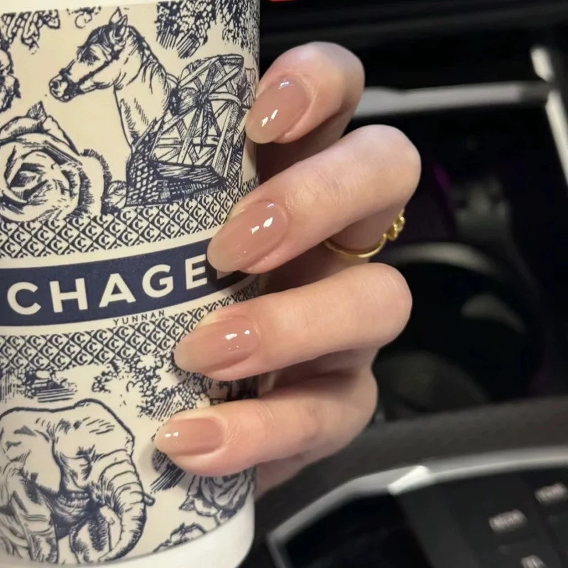 Künstlerisches Floral Press-On Nagel Set