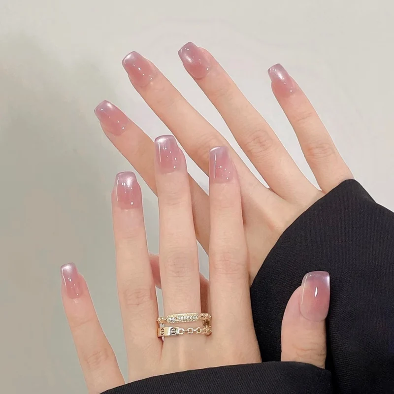 Künstlerisches Floral Press-On Nagel Set