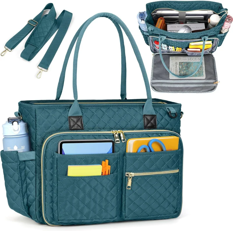Gepolsterte Multifunktions-Handtasche mit Organizer Skanto