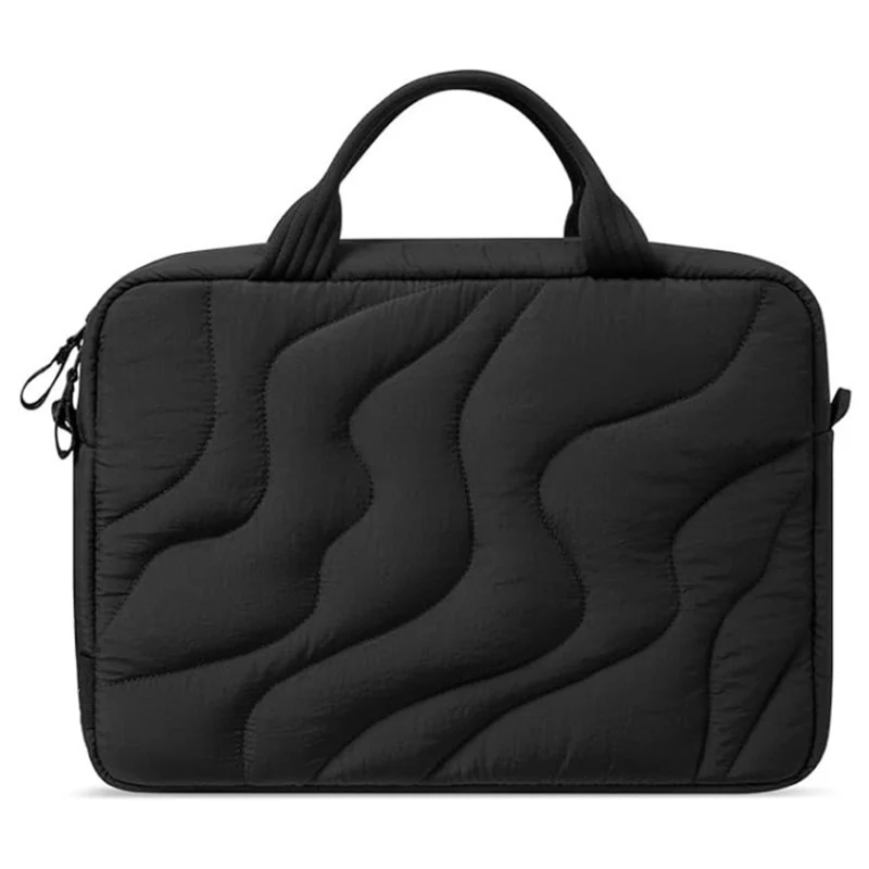 Gepolsterte Laptoptasche mit elegantem Wellenmuster Skanto