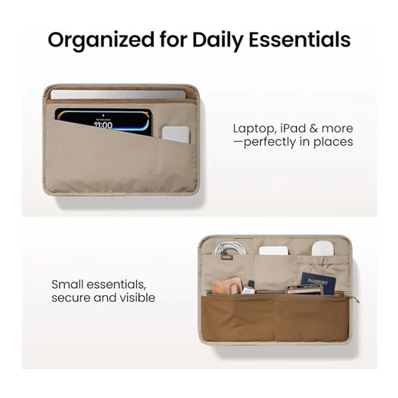 Gepolsterte Laptoptasche mit elegantem Wellenmuster Skanto