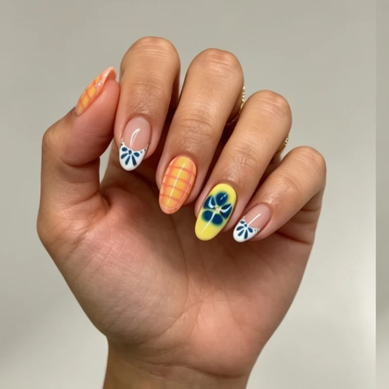 Künstlerisches Nageldesign