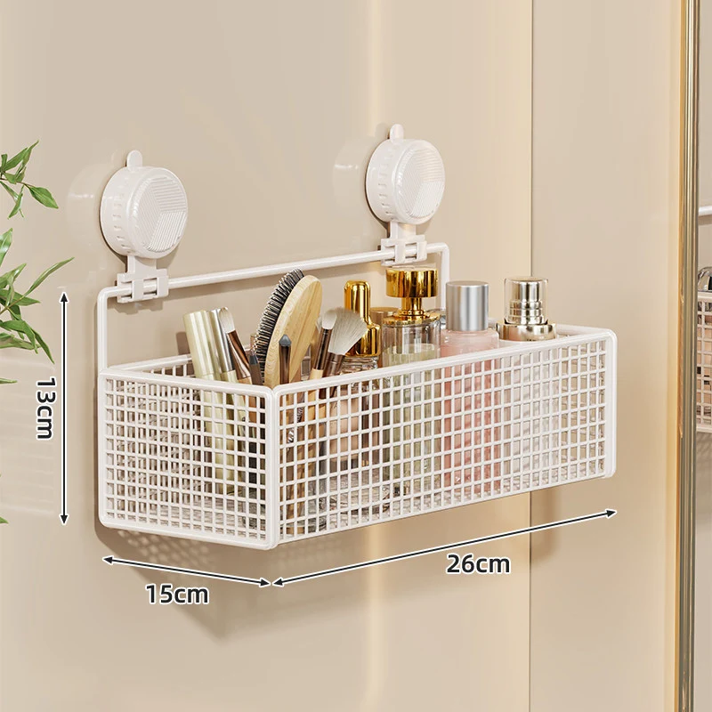 Saug-Montage Vertikales Mesh Kosmetik- & Toiletten-Organizer