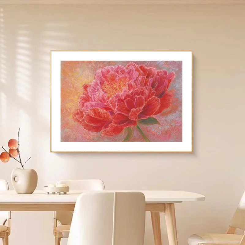 Elegante florale Leinwandkunst