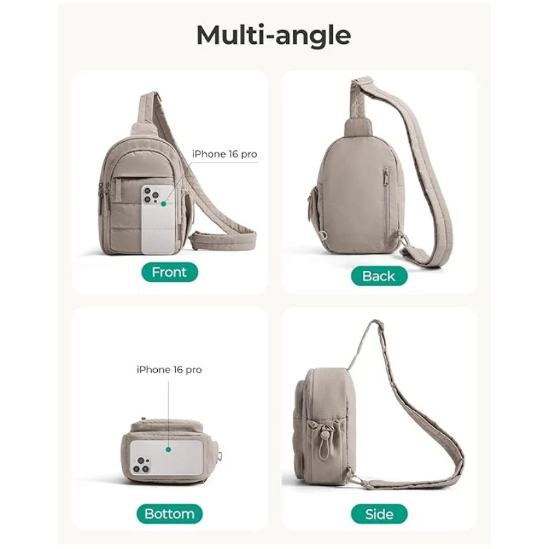 Bequeme Sling Bag mit mehreren Fächern Skanto