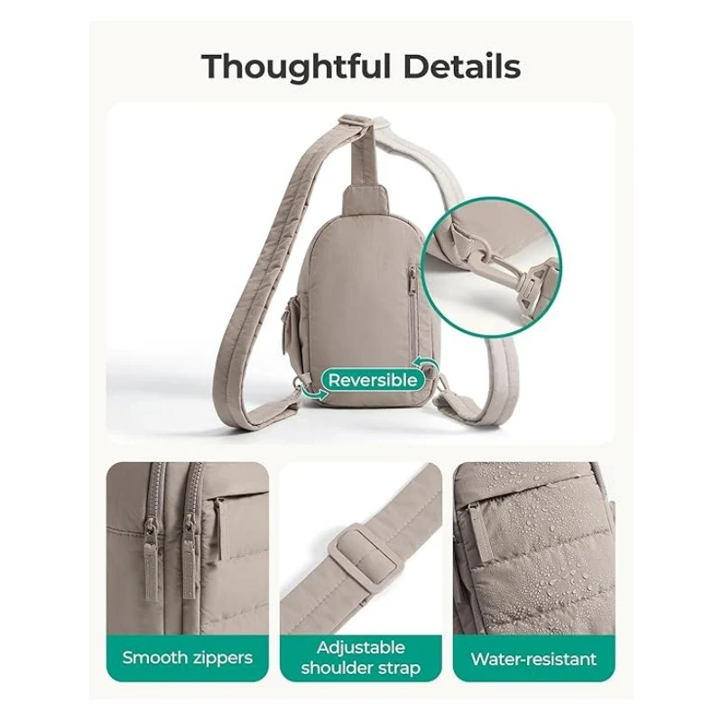 Bequeme Sling Bag mit mehreren Fächern Skanto