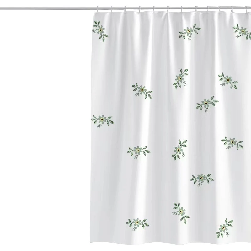 Duschvorhang mit Vintage Blumenmuster für Damen Skanto