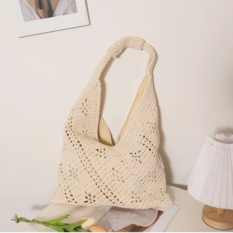 Handgeknüpfte V-Design Tote Bag Skanto
