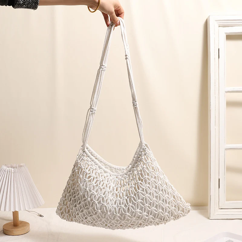 Handgeknüpfte Makramee-Tasche Skanto