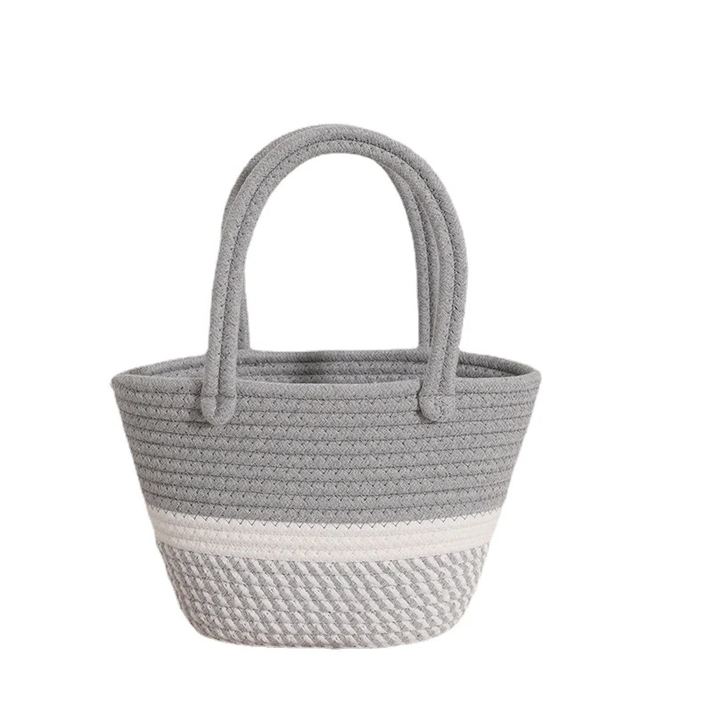 Moderne Handtasche aus geflochtenem Textil Skanto