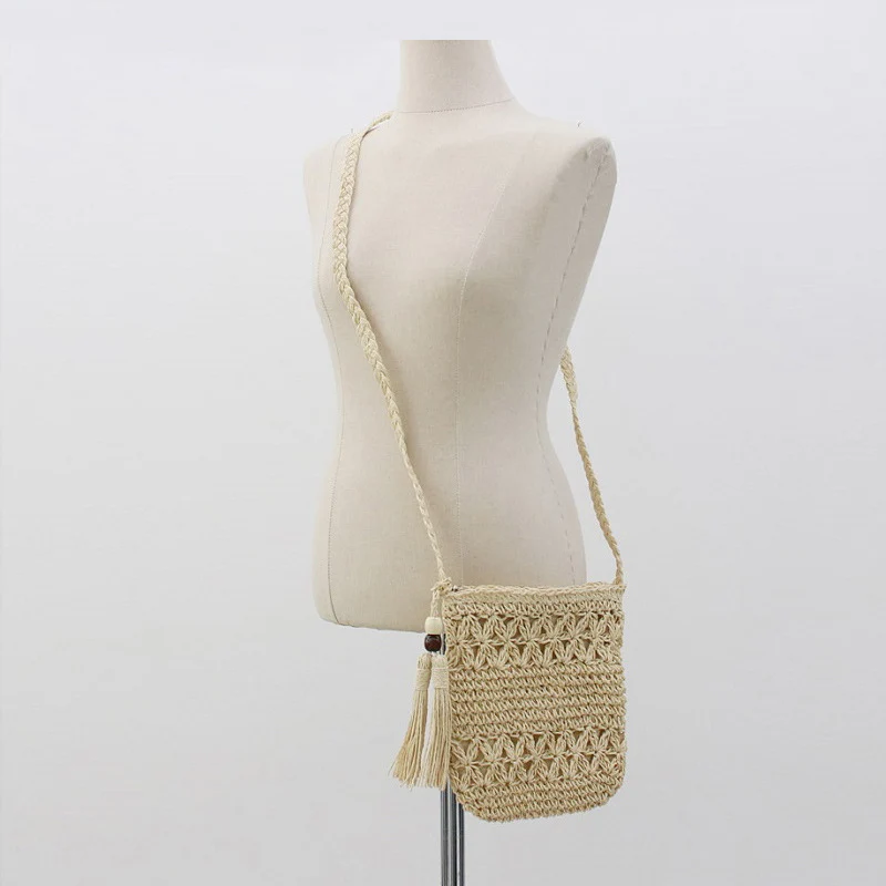 Handgestrickte Häkeltasche Skanto
