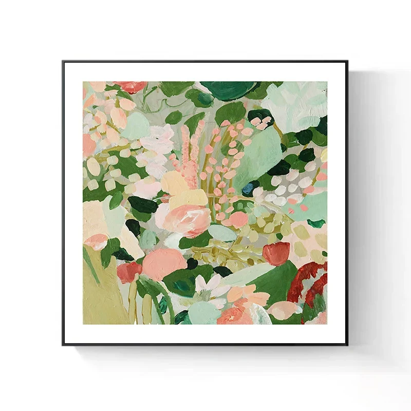 Botanischer Druck Leinwand Kunstwerk
