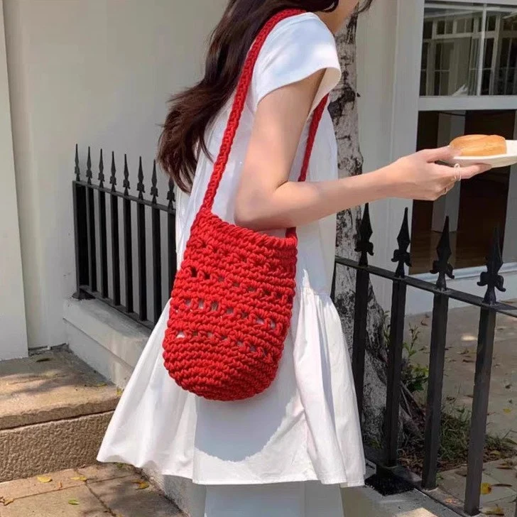 Handgehäkelte Mini-Tasche Skanto