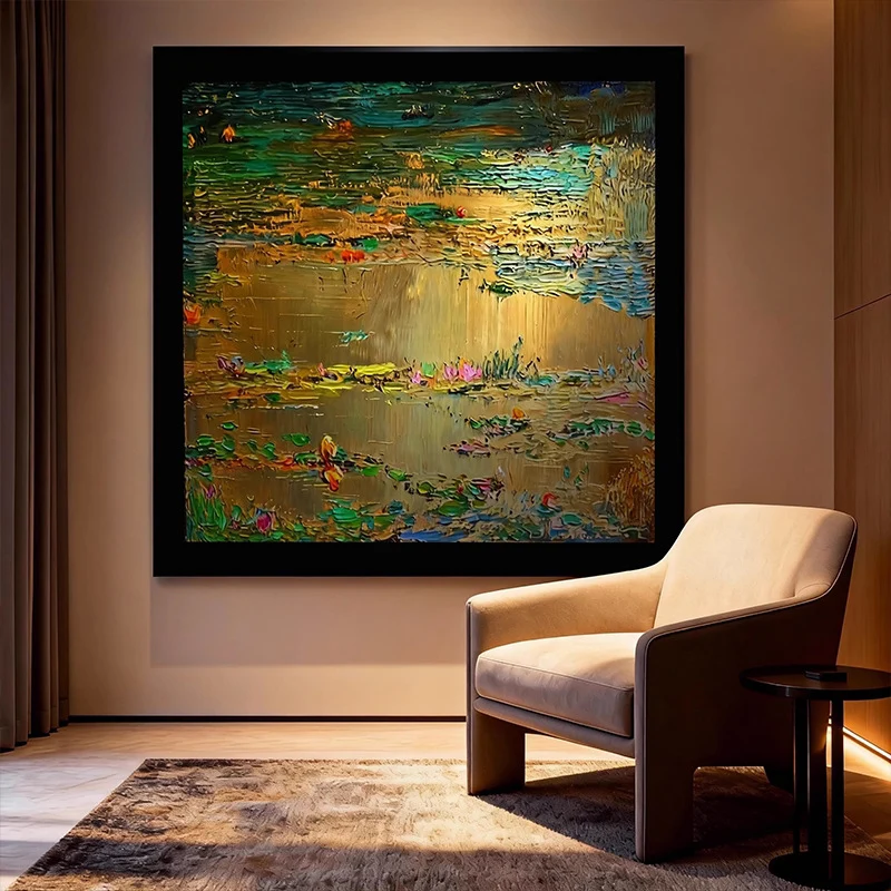 Künstlerische strukturierte Leinwand Wandkunst