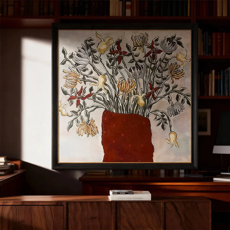 Künstlerische strukturierte Leinwand Wandkunst